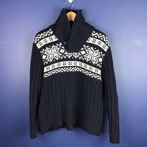 Land’s End Fair Isle Merino Wool Sweater